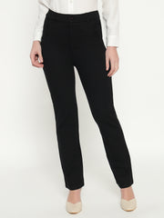 SMARTFLEX STRAIGHT FIT TROUSER - BLACK