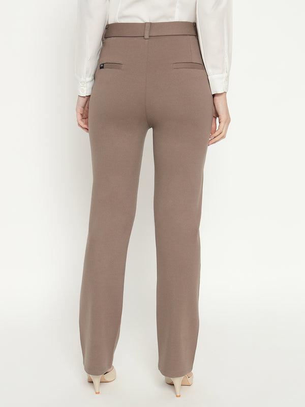 SMARTFLEX STRAIGHT FIT TROUSER - MOUSE