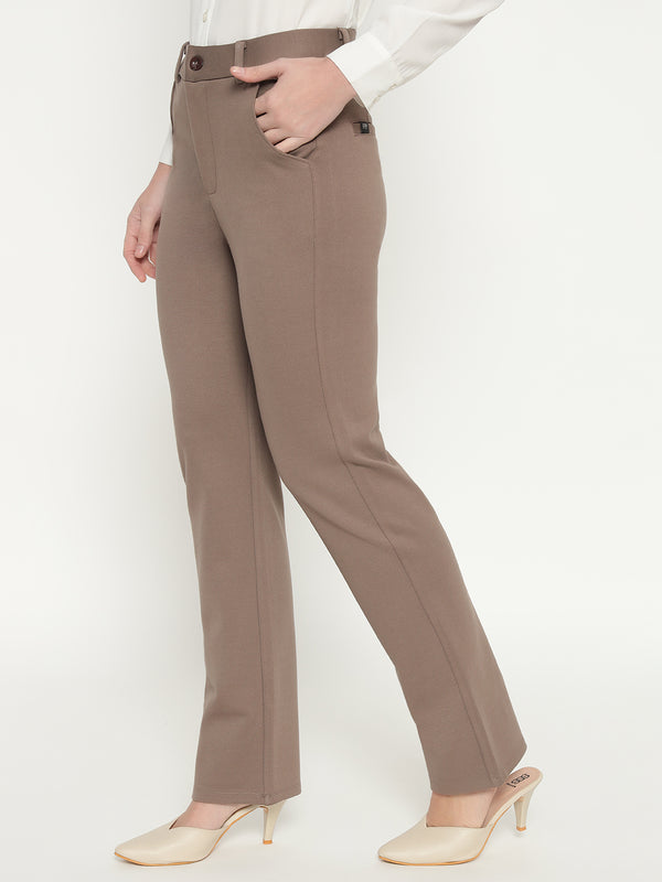 SMARTFLEX STRAIGHT FIT TROUSER - MOUSE