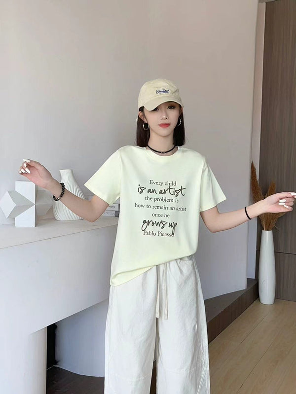 Relax Fit Tshirt Yellow