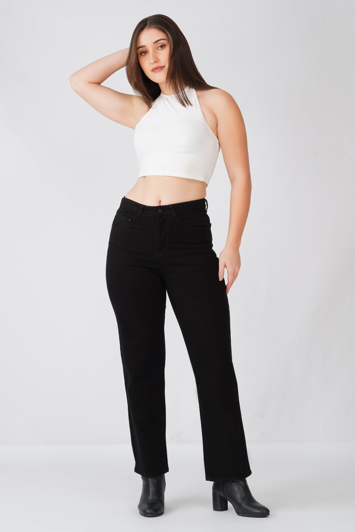 780 STRAIGHT FIT JEANS -BLACK