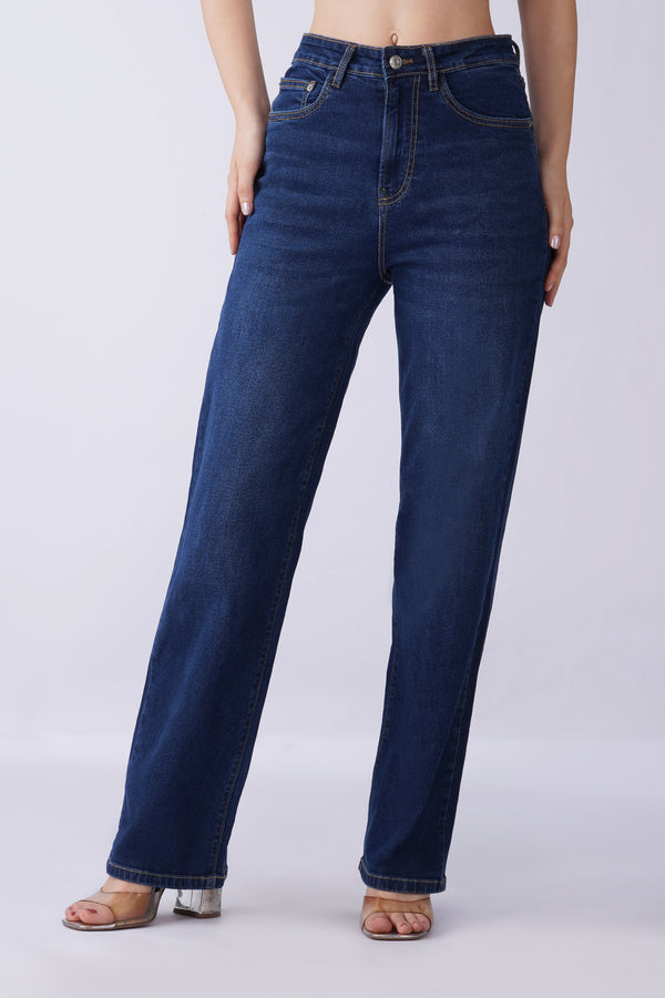 1165 STRAIGHT FIT JEANS -DARK BLUE