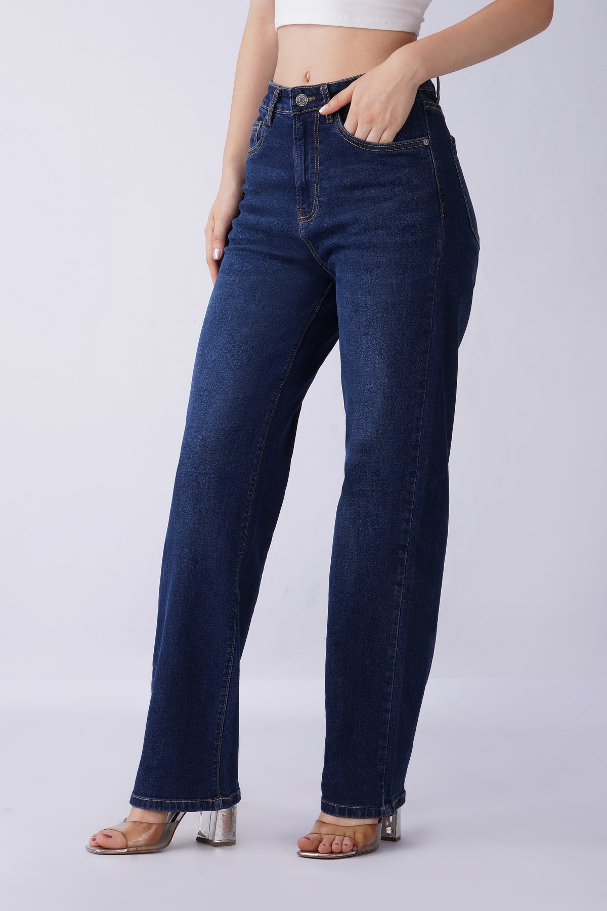1165 STRAIGHT FIT JEANS -DARK BLUE