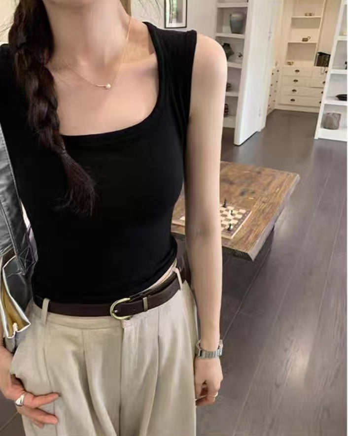 Rib Padded Tank Top