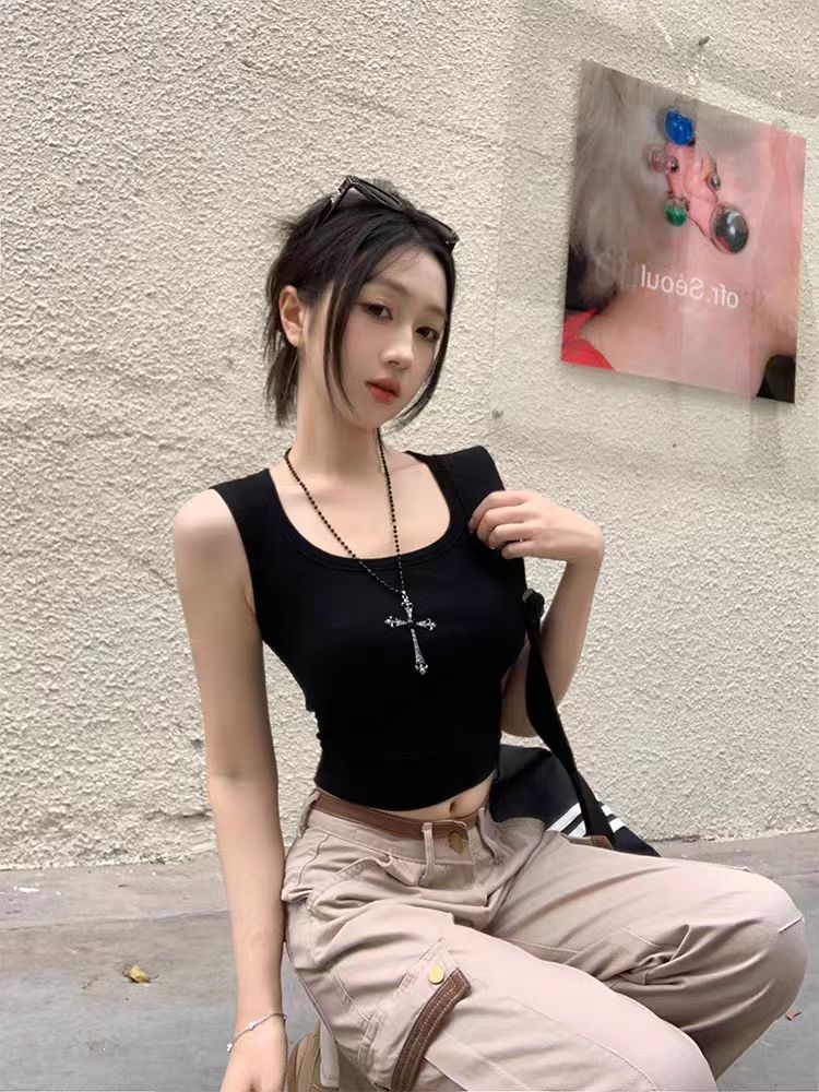 Rib Padded Tank Top