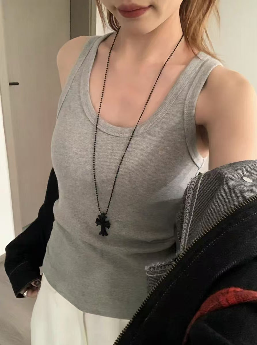 Rib Padded Tank Top