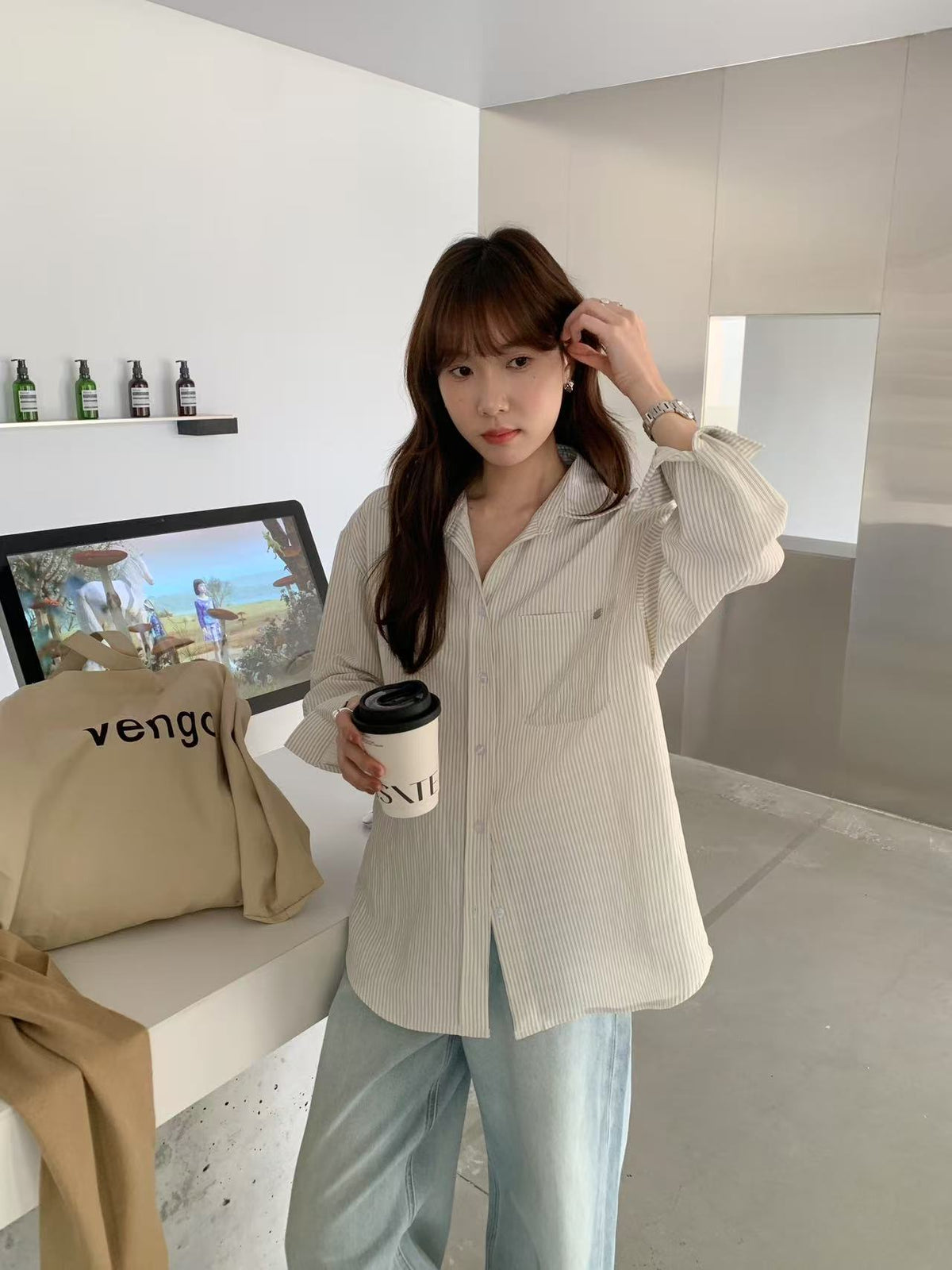 Cotton Shirt Stripe