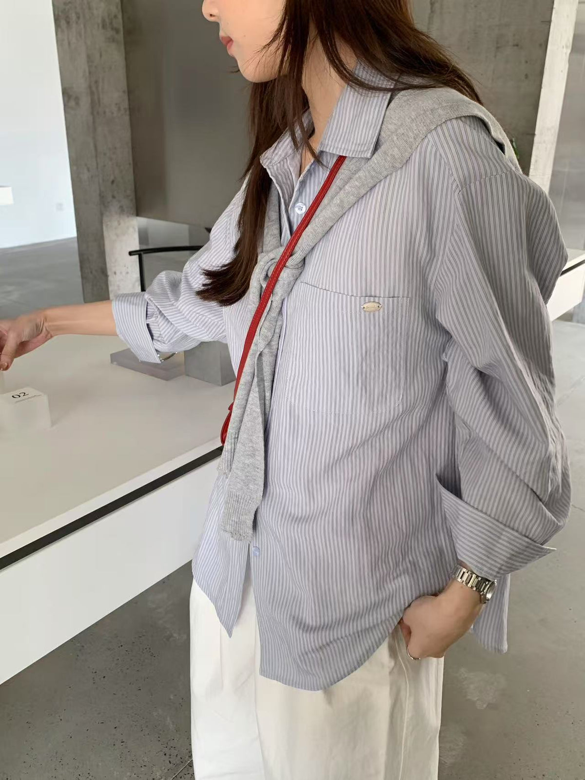 Cotton Shirt Stripe